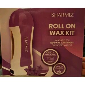 Sharmiz Roll On Wax Kit handheld depilatory quick easy travel waxing gift diy